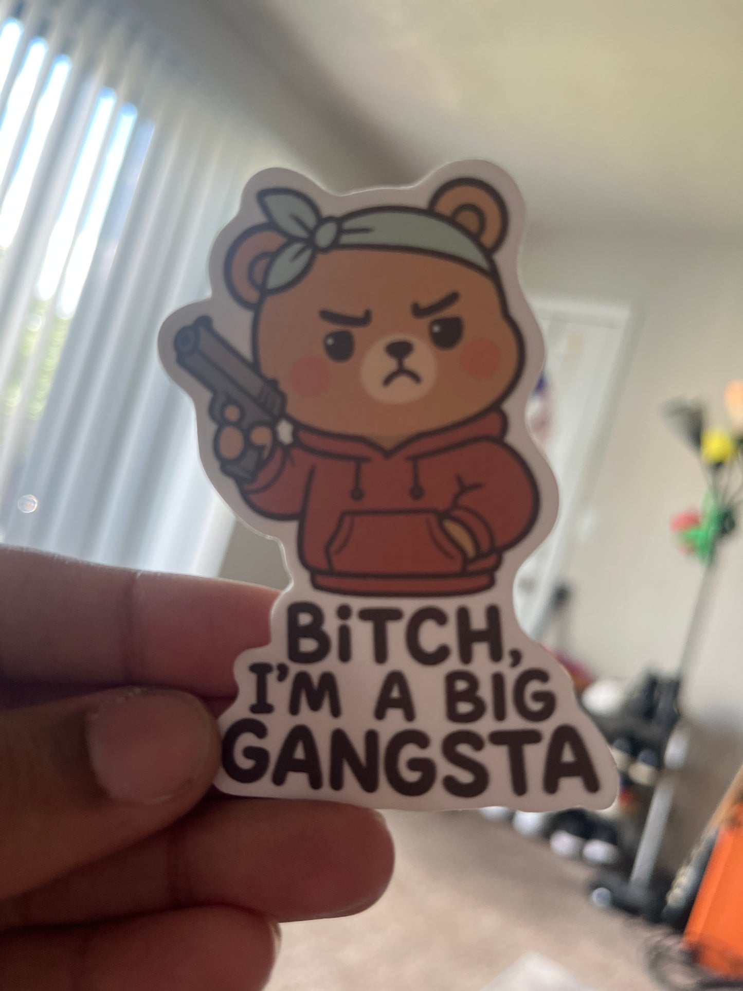 B!tch I’m A Big Gangsta Matte Stickers