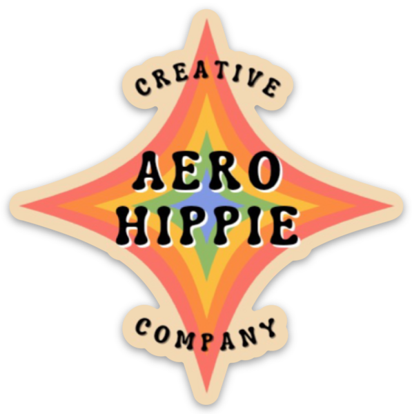 Aero Hippie Sticker