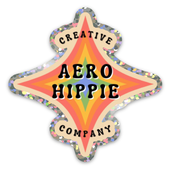 Aero Hippie Sticker